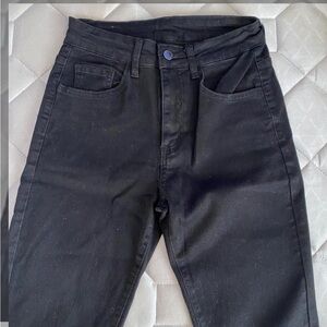 Stylish Bootcut Black Jeans